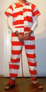 Prisoner in chains