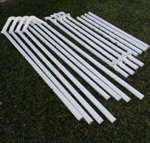 Unassembled Sukkah Frame