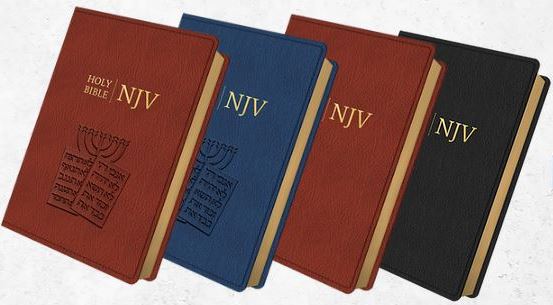 New Jerusalem Version in four different covers.